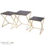 Masute decor set trei bucati