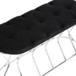Bancuta argintiu cu negru Chesterfield - imagine 2