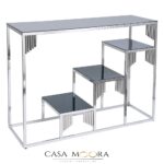 CONSOLA CU ETAJERE/ARGINTIU/BAROC/CLASIC