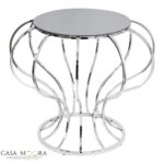 MASA CAFEA/LIVING/ DECOR/ARGINTIU