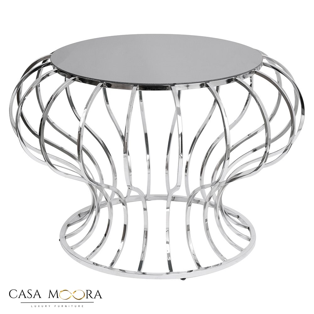 MASA CAFEA/LIVING/ DECOR/ARGINTIU