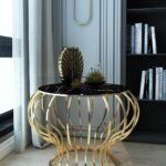 MASA CAFEA / LIVING / AURIU/ARGINTIU / MARBLLE