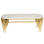 Bancheta  Lux / auriu / /hol /decor - imagine 2