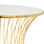 MASA CAFEA / LIVING / AURIU/ARGINTIU / MARBLLE - imagine 4