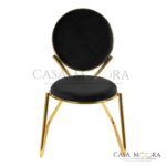 SCAUN LOUNGE- AURIU-NEGRU