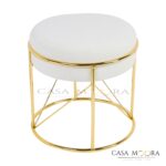 TABURET BOUCLE GOLD - imagine 2