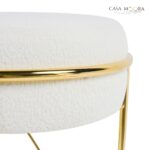 TABURET BOUCLE GOLD - imagine 3
